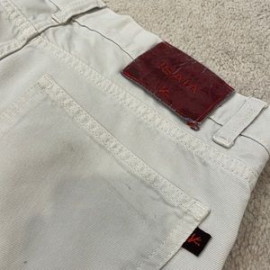 Isaia Off White Jeans 34